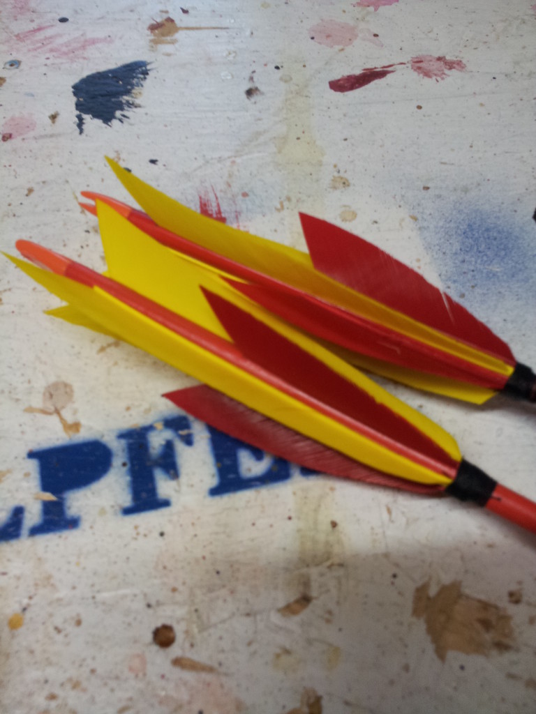 Befiederung Prop-Pömpfe "Feuer"